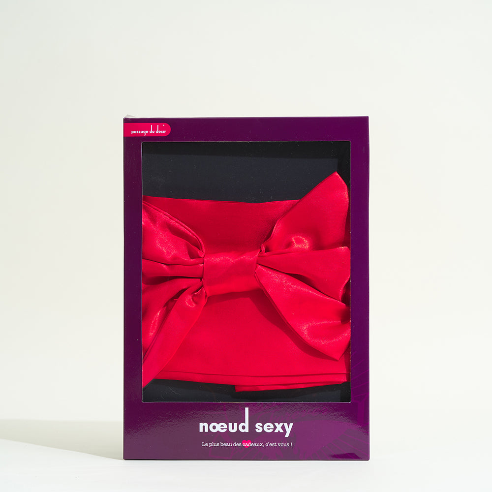 Red sexy gift knot