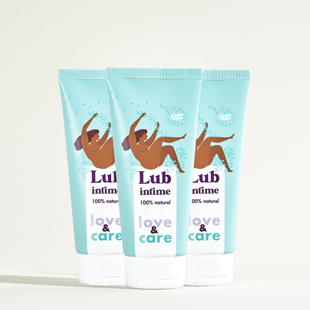 Pack lubrifiant naturel + 25 ml offert Love&Care