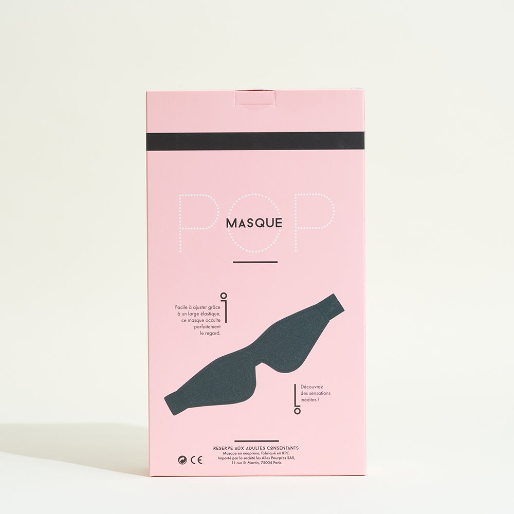 Masque pour les yeux Pop - Noir pailleté