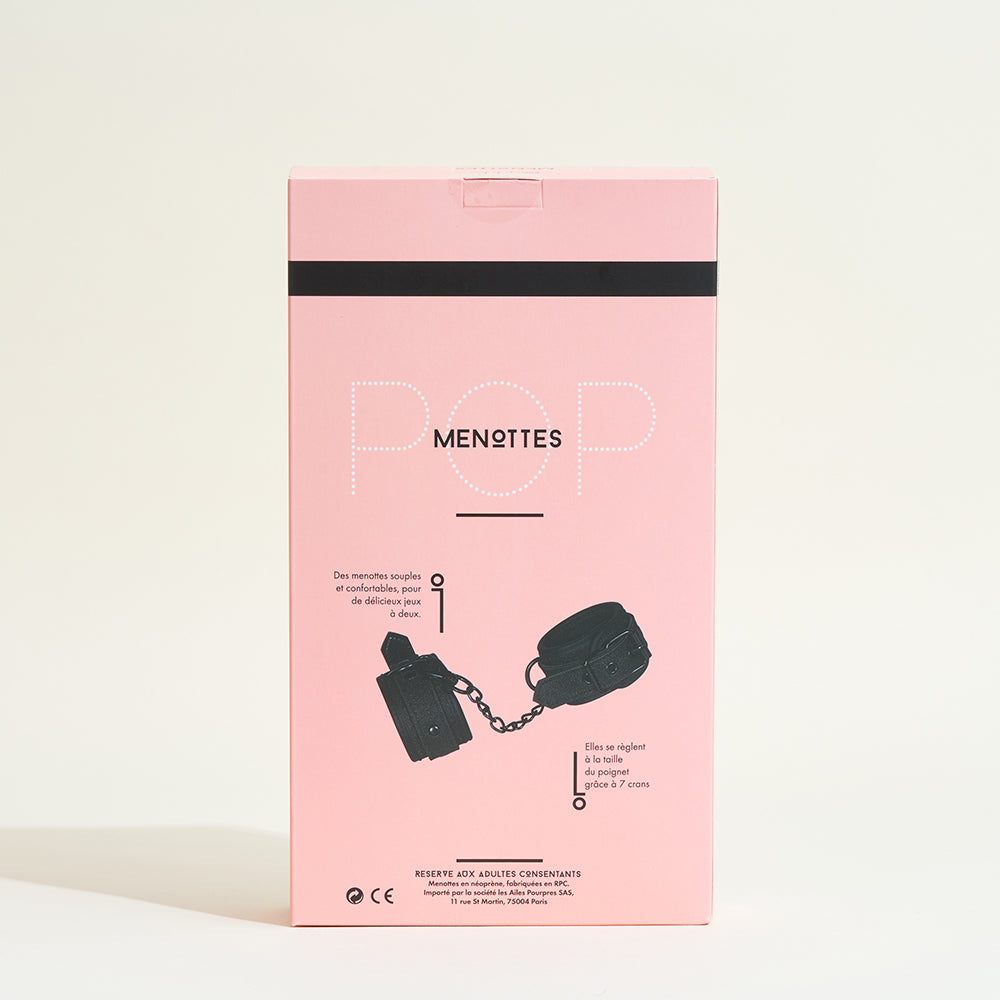 Handcuffs Pop - Glittery black