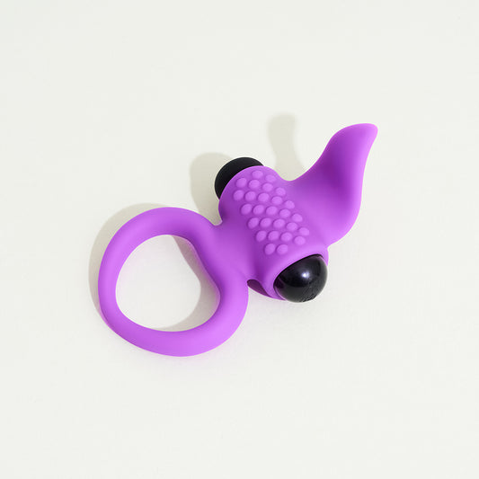 Vibrierender Cockring Purple Kiss