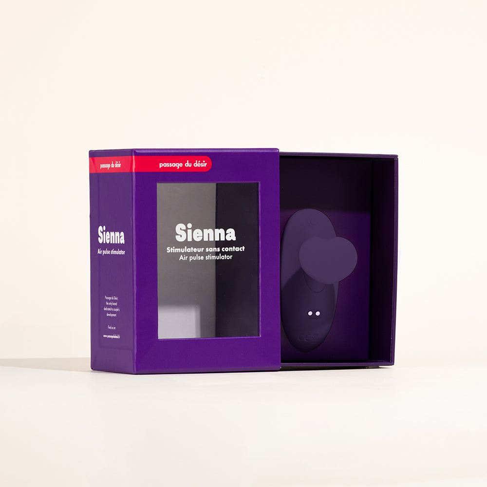 Pulsed air stimulator Sienna  - Purple
