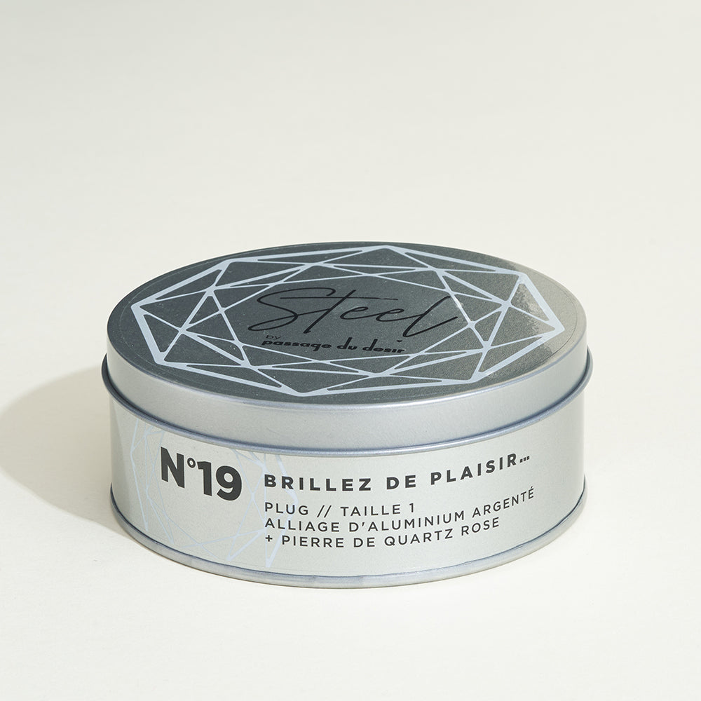 Piece of jewellery : Quartz Steel Metal Plug - S