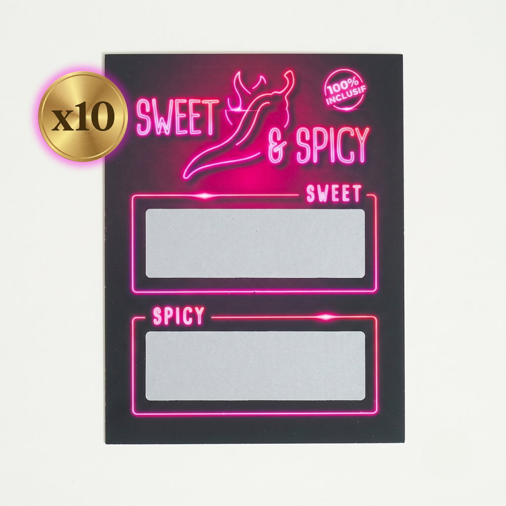 Kraskaartspel Sweet & Spicy