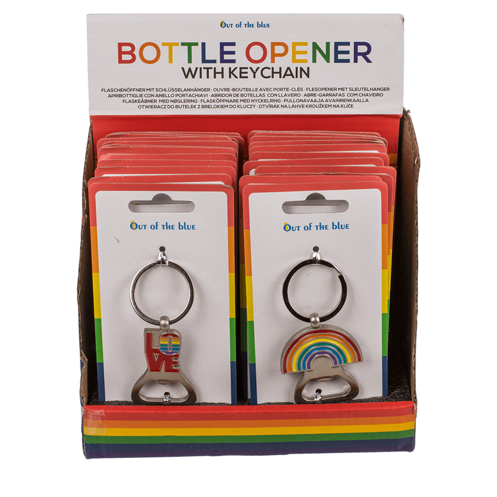 Pride Bottle Opener Keyring