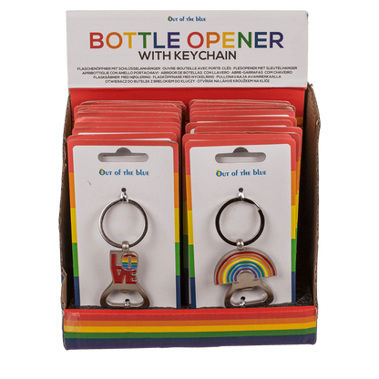 Pride Bottle Opener Keyring
