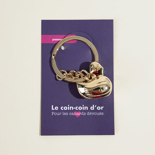 Sleutelhanger coin-coin d'or