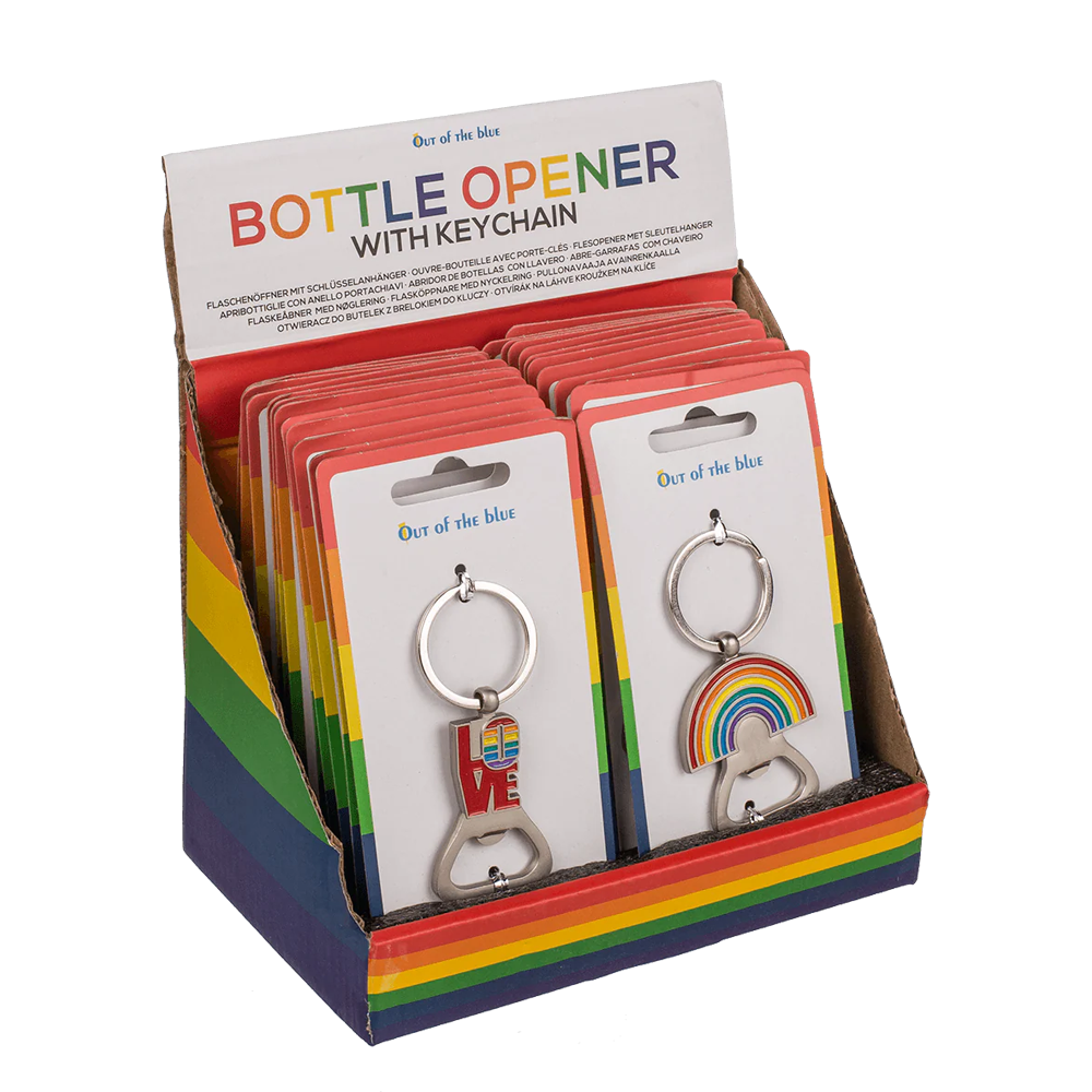 Pride Bottle Opener Keyring