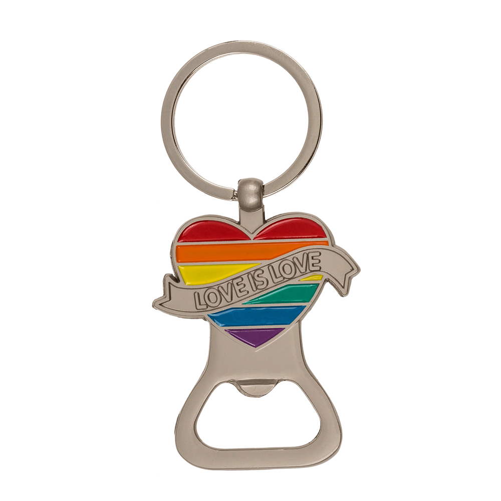 Pride Bottle Opener Keyring