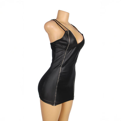 Wetlook zipped dress OhYeah  - Wetlook zipped dress OhYeah 