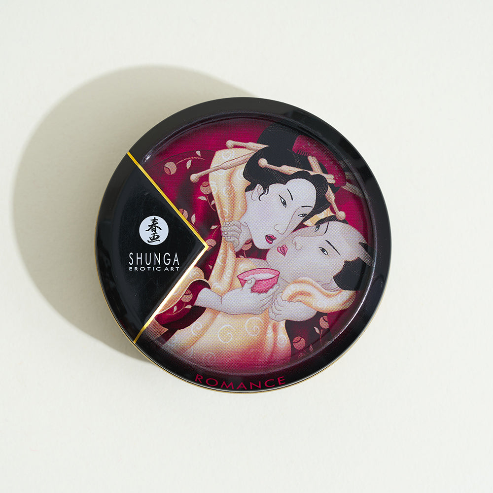 Mini Massage candle light and caress - Strawberry sparkling wine