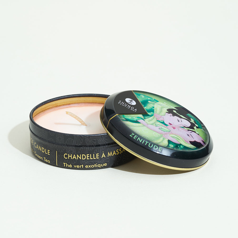 Mini Massage candle light and caress - Green tea