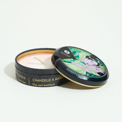 Mini Massage candle light and caress - Green tea