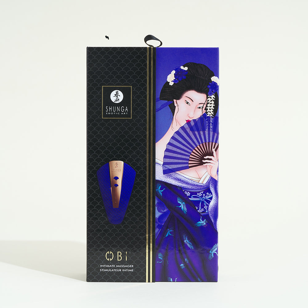 Obi panty vibrator Shunga - Purple