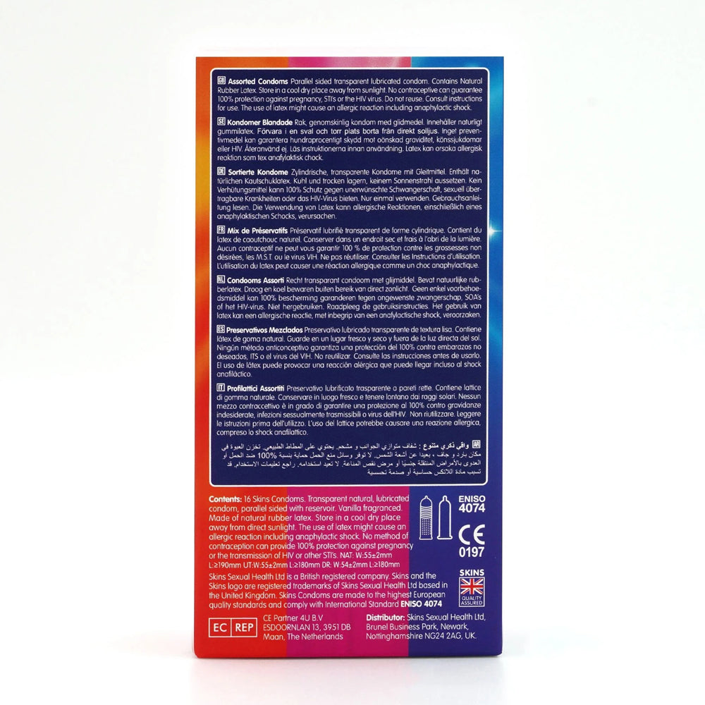 16 Skins Condoms - Mix