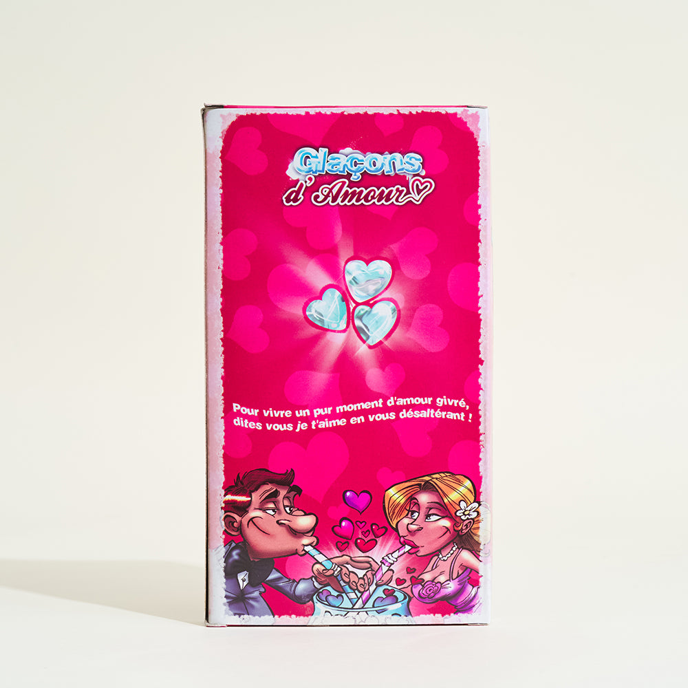 Heart-shaped ice cube tray