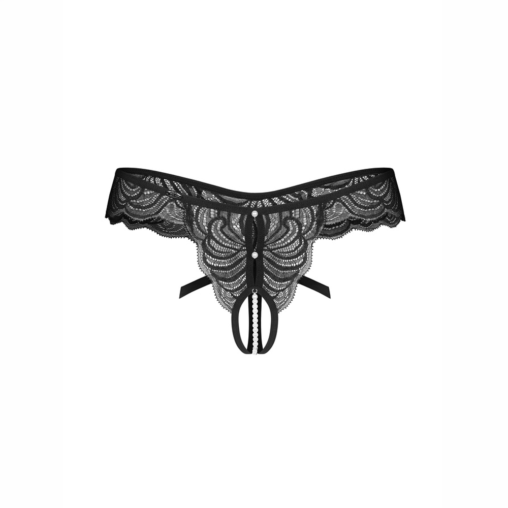 Trinise open pearl chain thong Obsessive - Trinise open pearl chain thong Obsessive