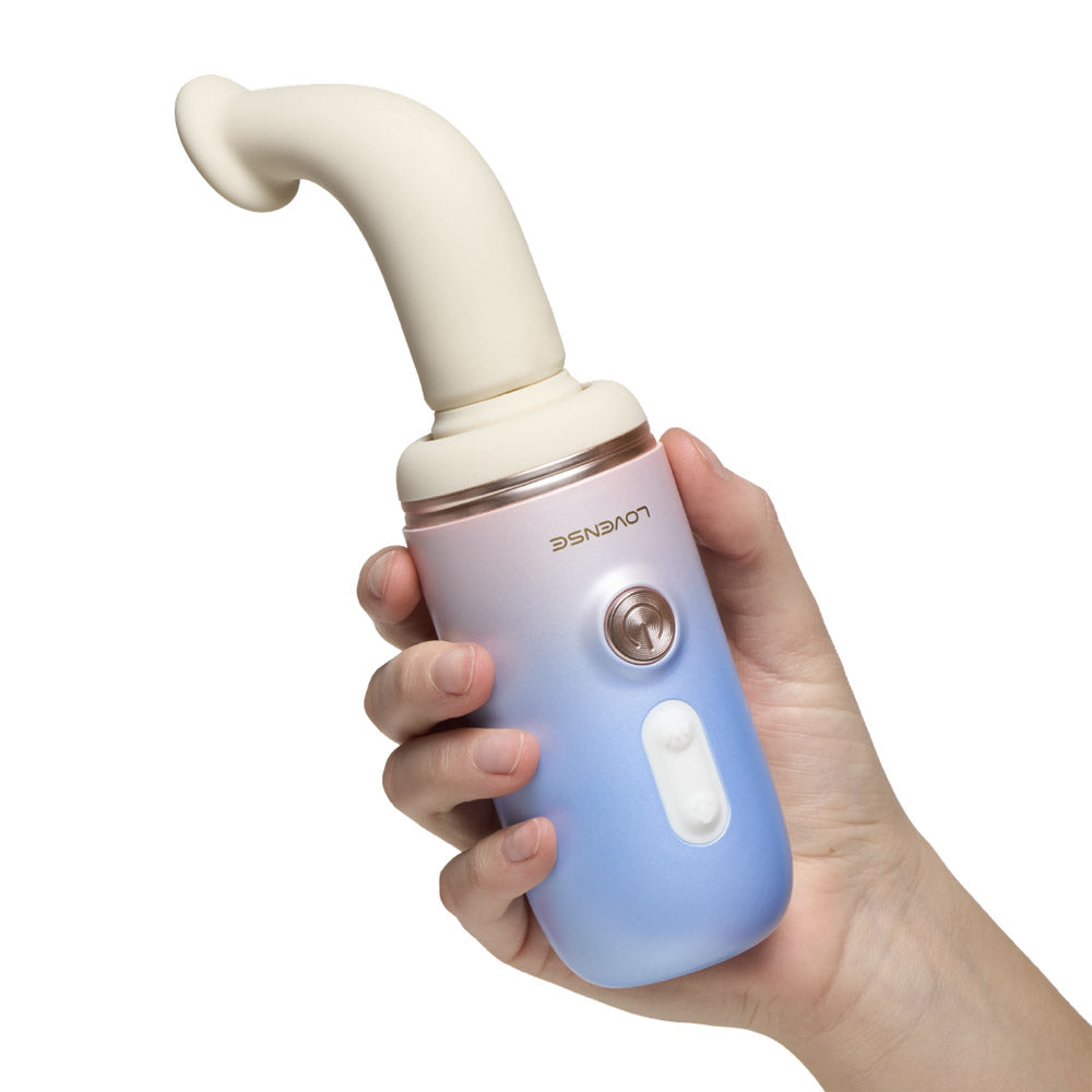 Vibrierender und wärmender Dildo mit Stoßbewegung Spinel Lovense
