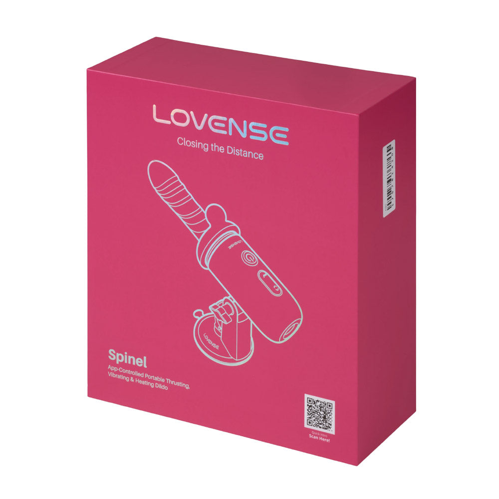 Vibrierender und wärmender Dildo mit Stoßbewegung Spinel Lovense