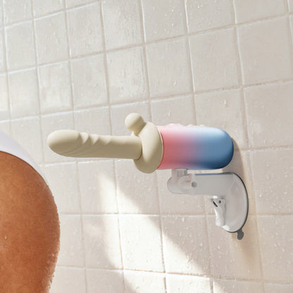 Vibrierender und wärmender Dildo mit Stoßbewegung Spinel Lovense