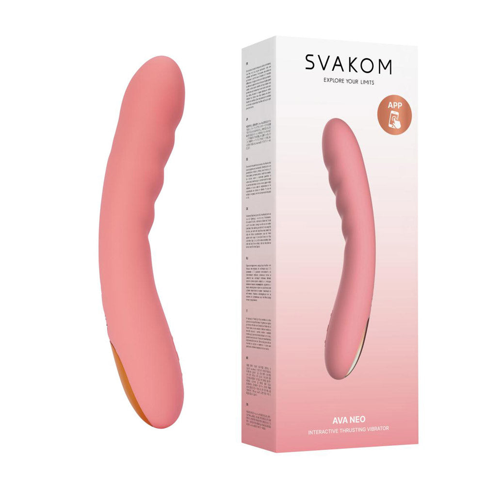 Vibromasseur va-et-vient connecté Ava Neo Svakom - Pêche