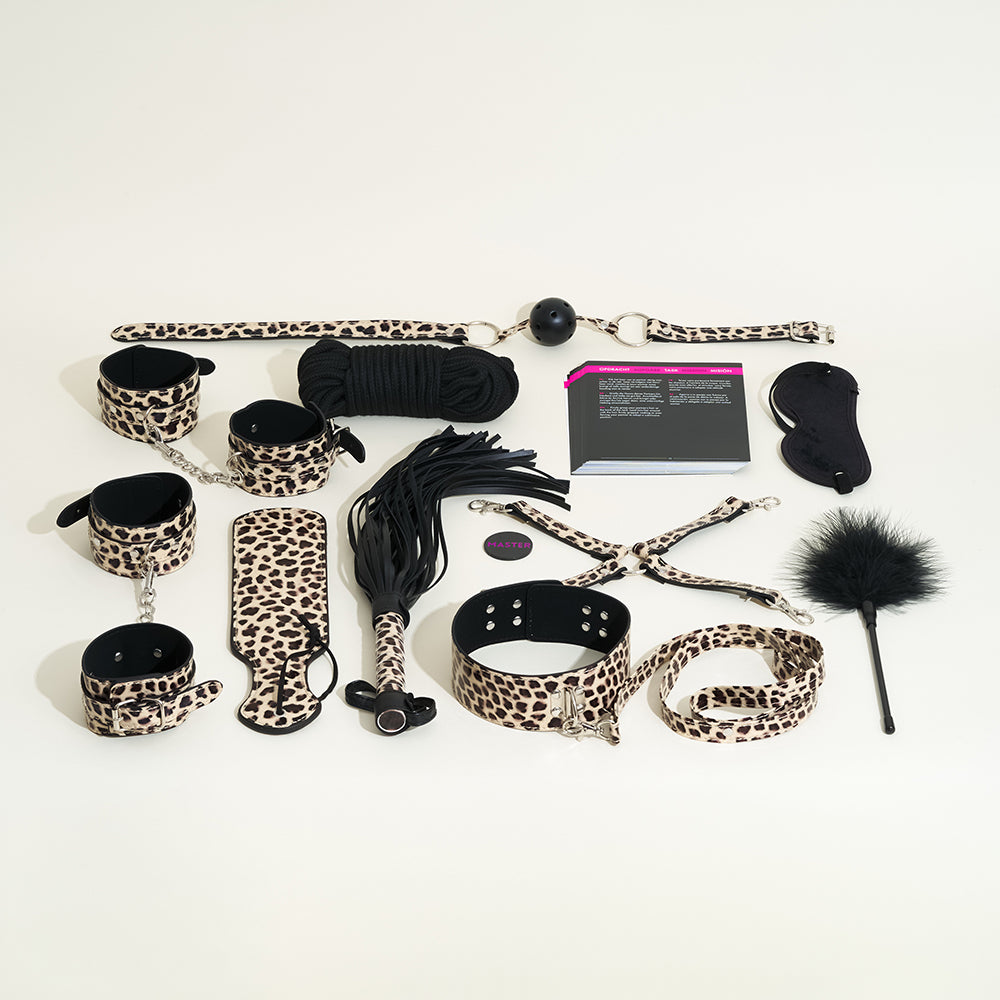 Jeu de Bondage Master & Slave - Léopard