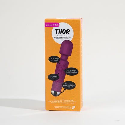 Mini Wand Silicone Thor - Bordeaux