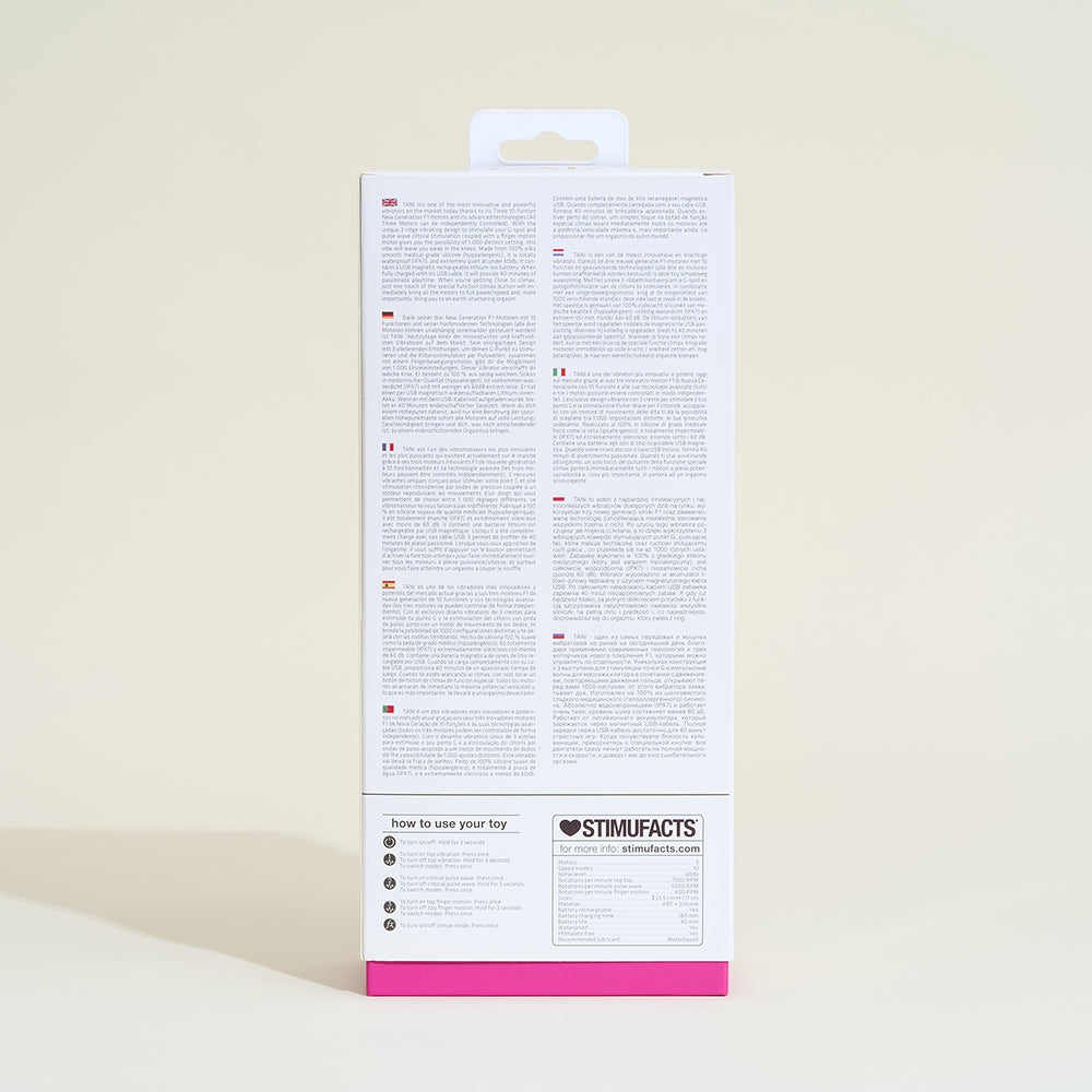 Tani Vive Triple stimulation fingering rabbit - Pink