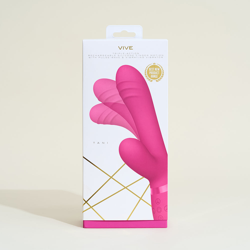 Tani Vive Triple stimulation fingering rabbit - Pink