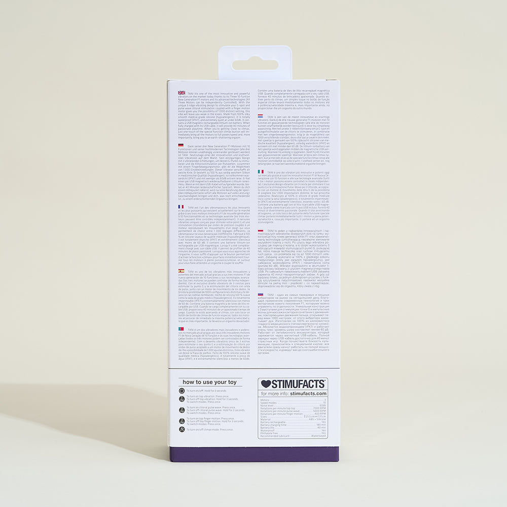 Tani Vive Triple stimulation fingering rabbit - Purple