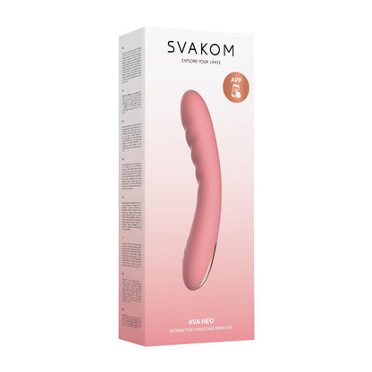 Vibromasseur va-et-vient connecté Ava Neo Svakom - Pêche