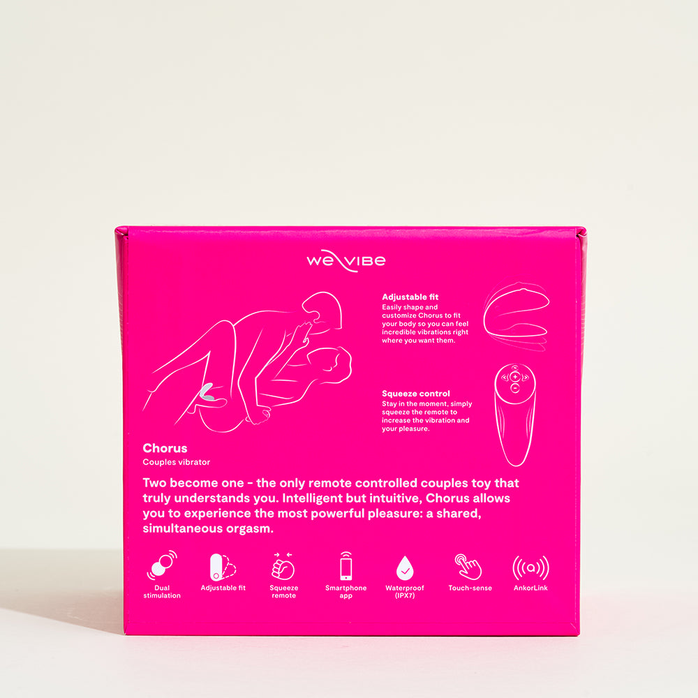 Connected stimulator Chorus for couple  - Pink