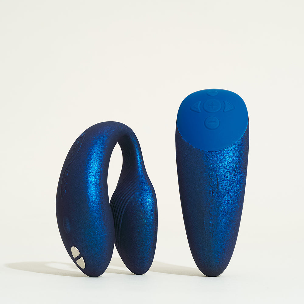 Connected stimulator Chorus for couple  - Metallic blue