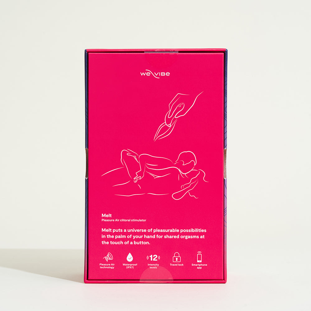 Melt connected clitoral stimulator - Coral