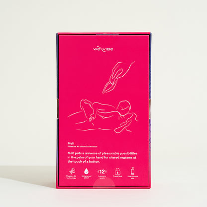 Melt connected clitoral stimulator - Coral