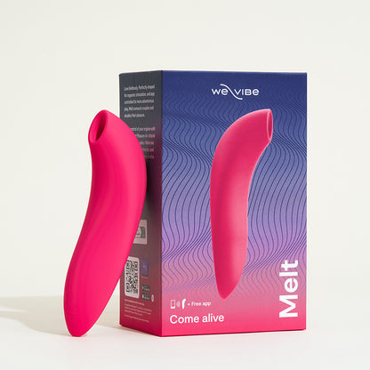 Melt connected clitoral stimulator - Coral