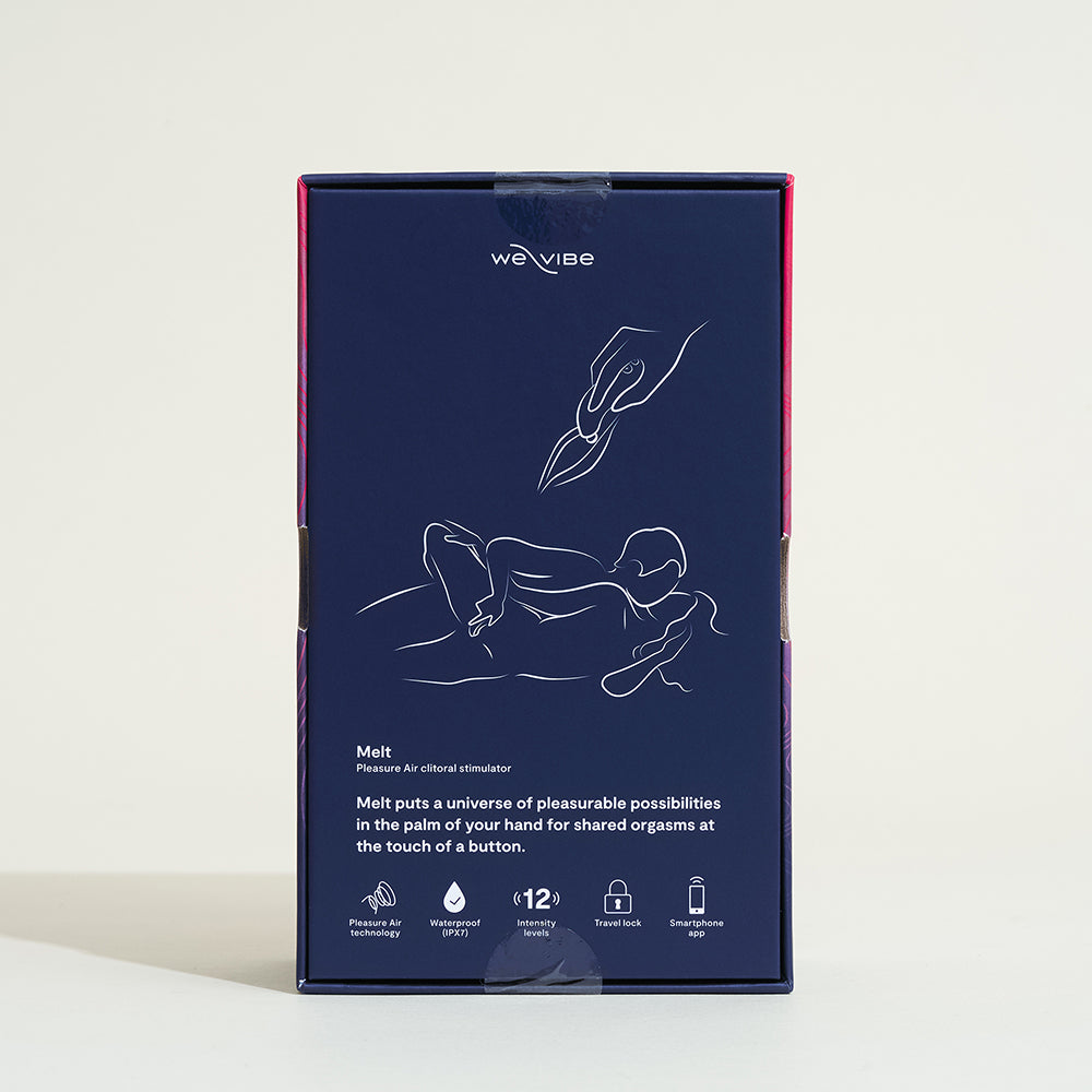 Melt connected clitoral stimulator - Blue