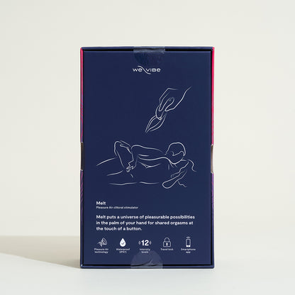 Melt connected clitoral stimulator - Blue