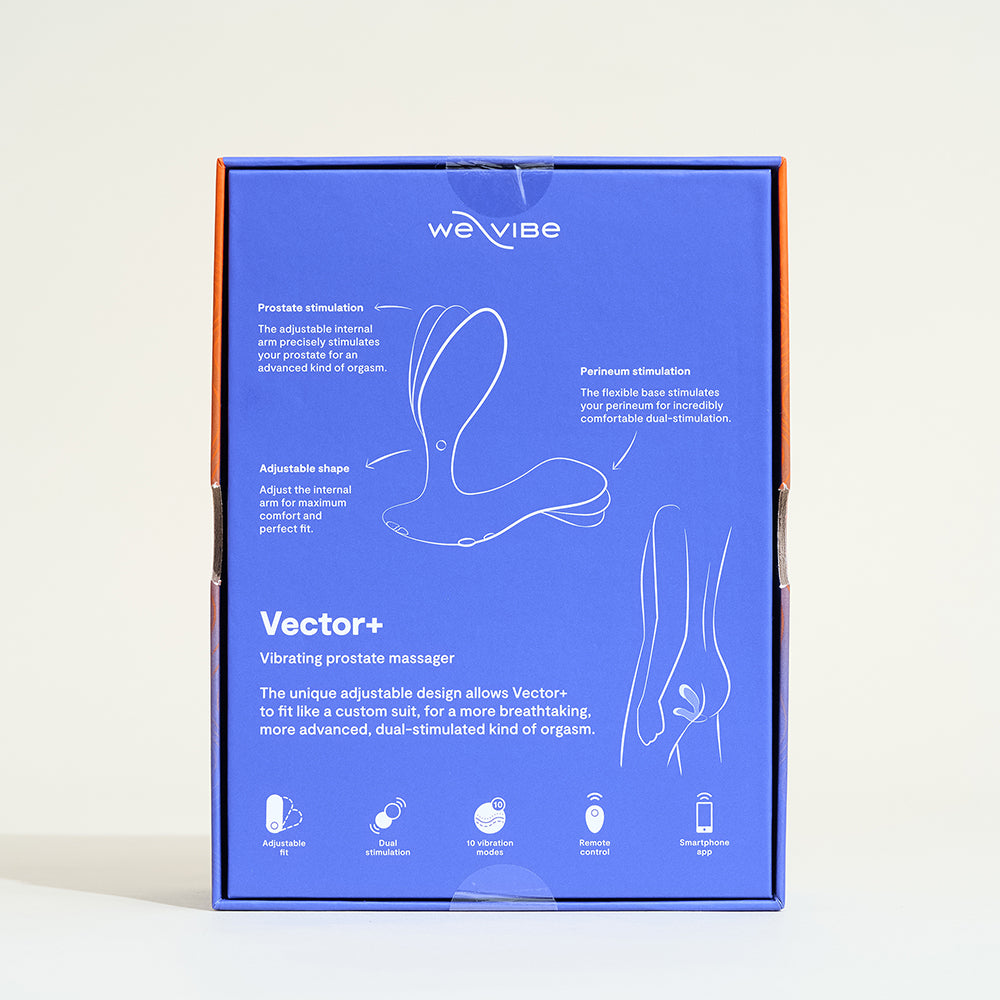 Connected prostatic stimulator Vector+ - Blue
