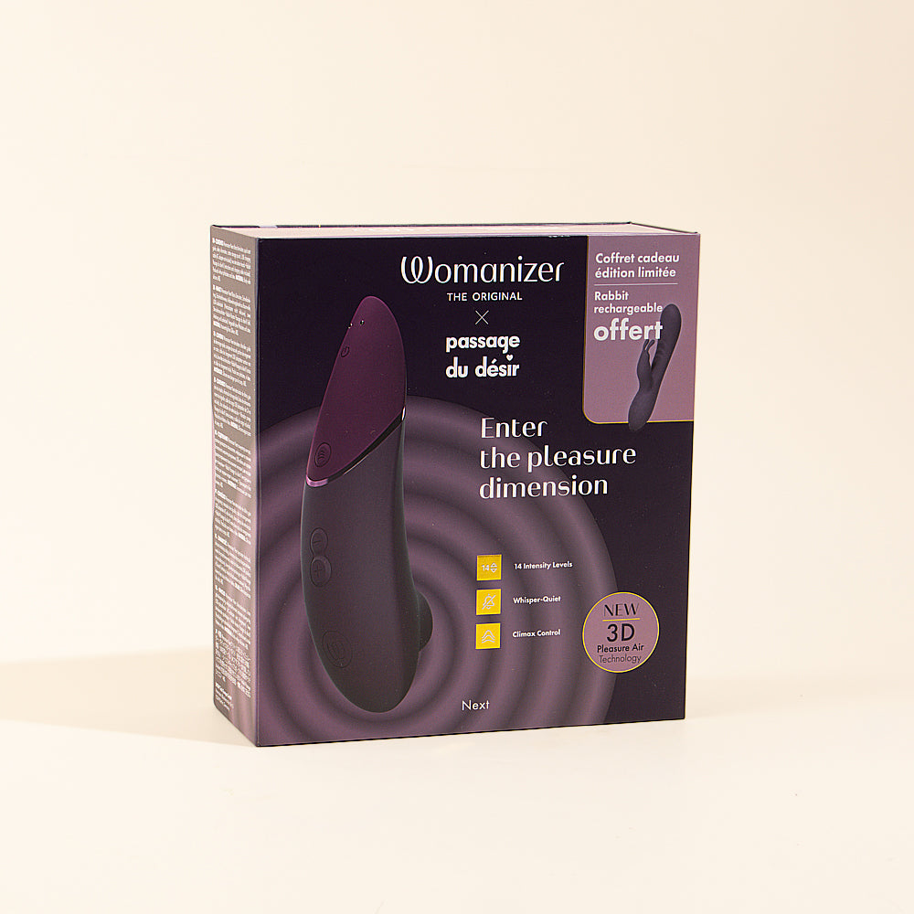 Womanizer Next - Edition spéciale Next + Rabbit offert