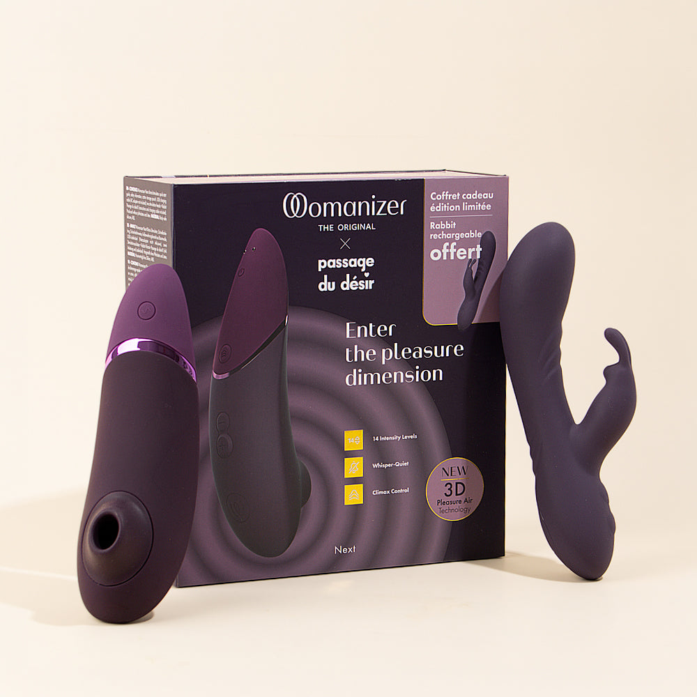 Womanizer Next - Edition spéciale Next + Rabbit offert