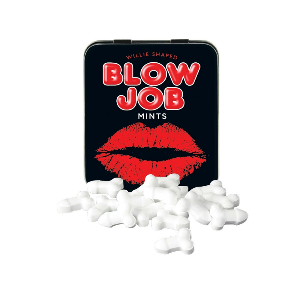 Pfefferminzpastillen in ihrer frechen Dose - Blow job