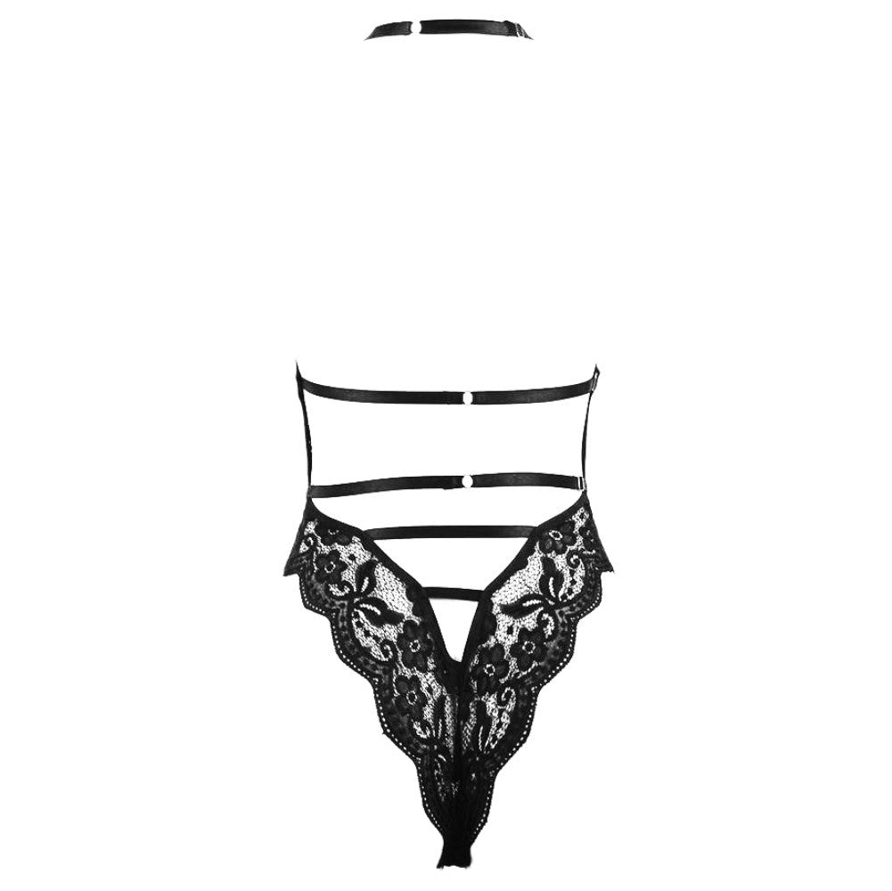 Lace & strap Canasta body - S/M
