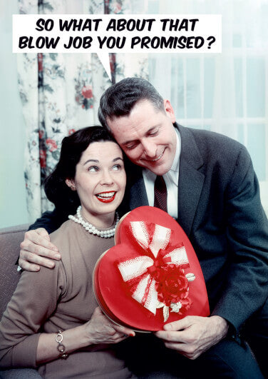 Message cards Dean Morris - Blow Job You Promised