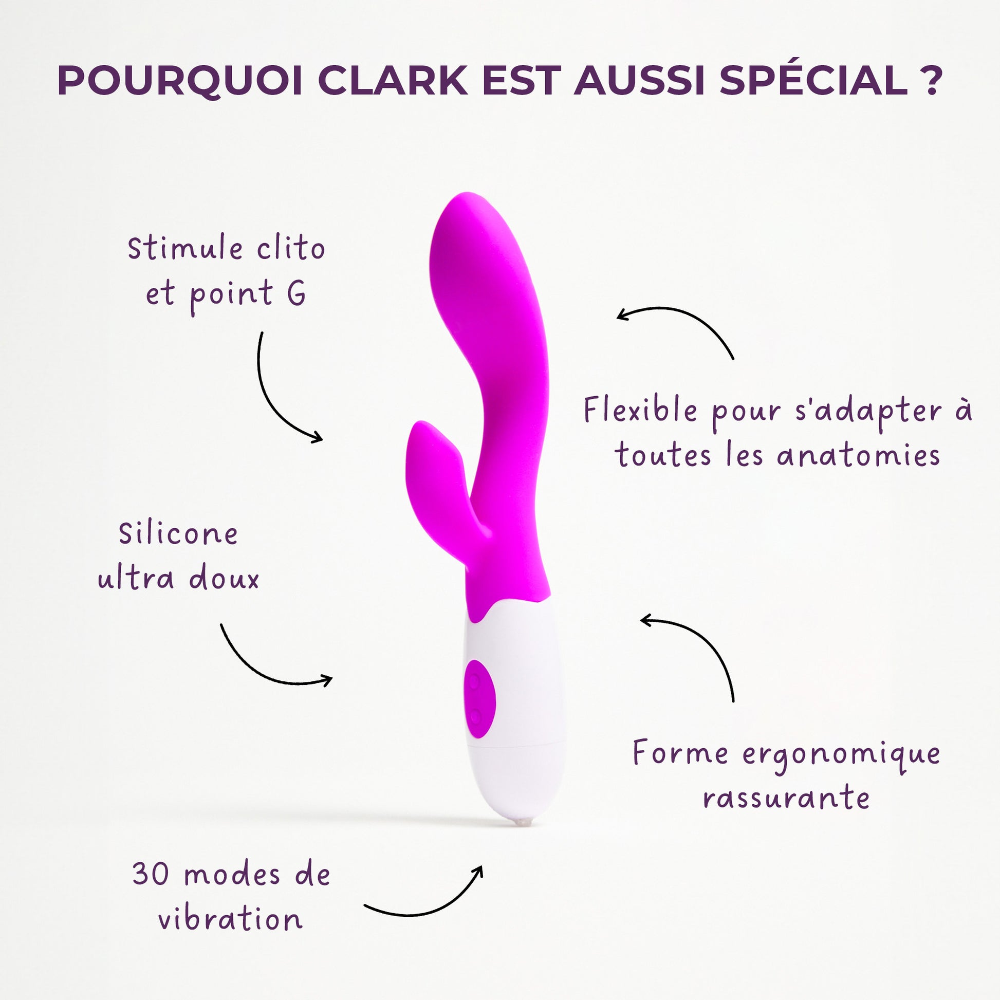 Clark Silicone Rabbit