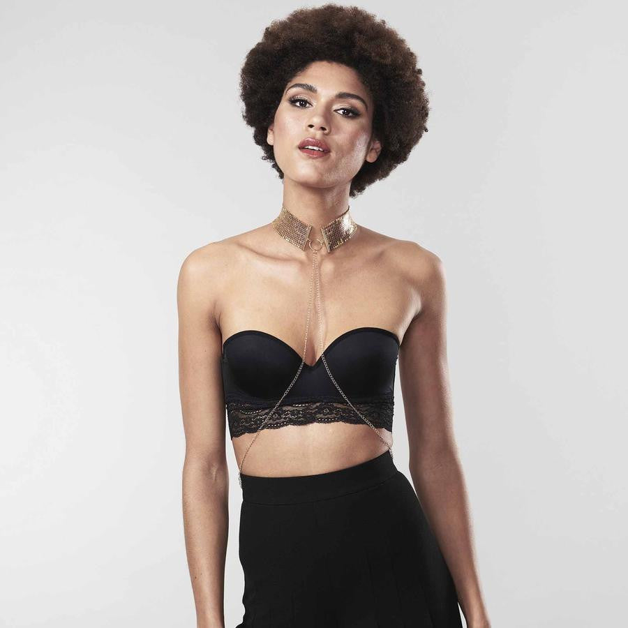 Metal desire necklace of Bijoux Indiscrets - Gold