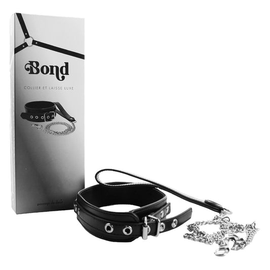 Luxus-Halsband und Leine BOND