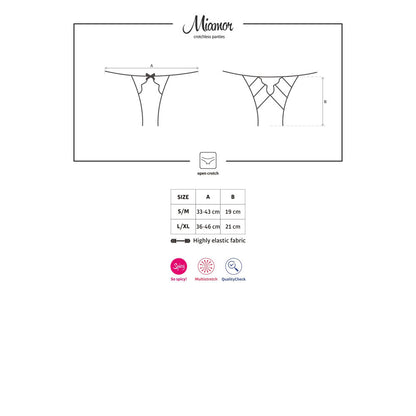 Miamor panties mad opening Obsessive - S/M