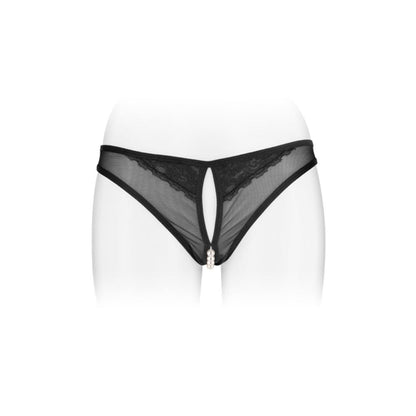 Open panties perlita - Black