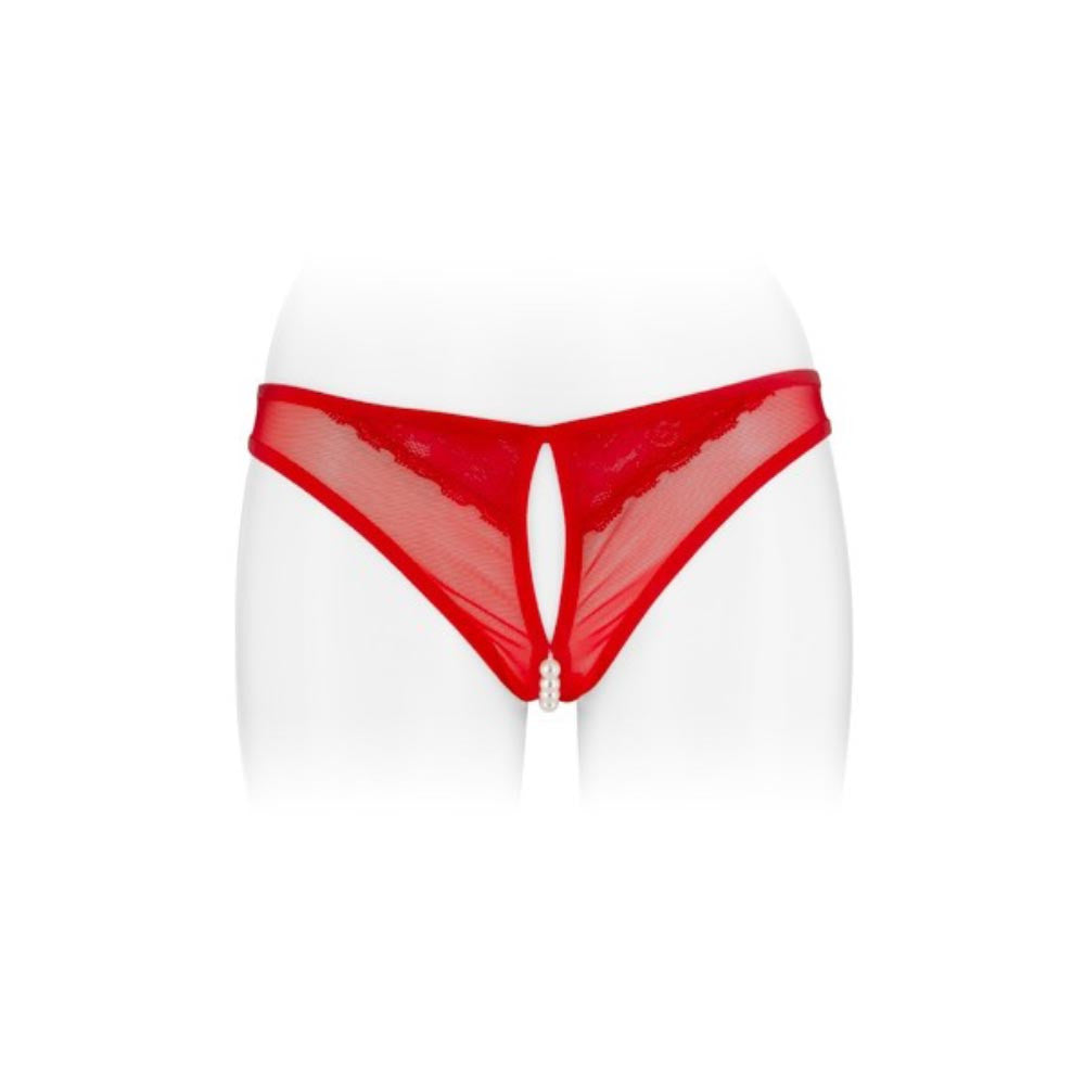 Open panties perlita - Red